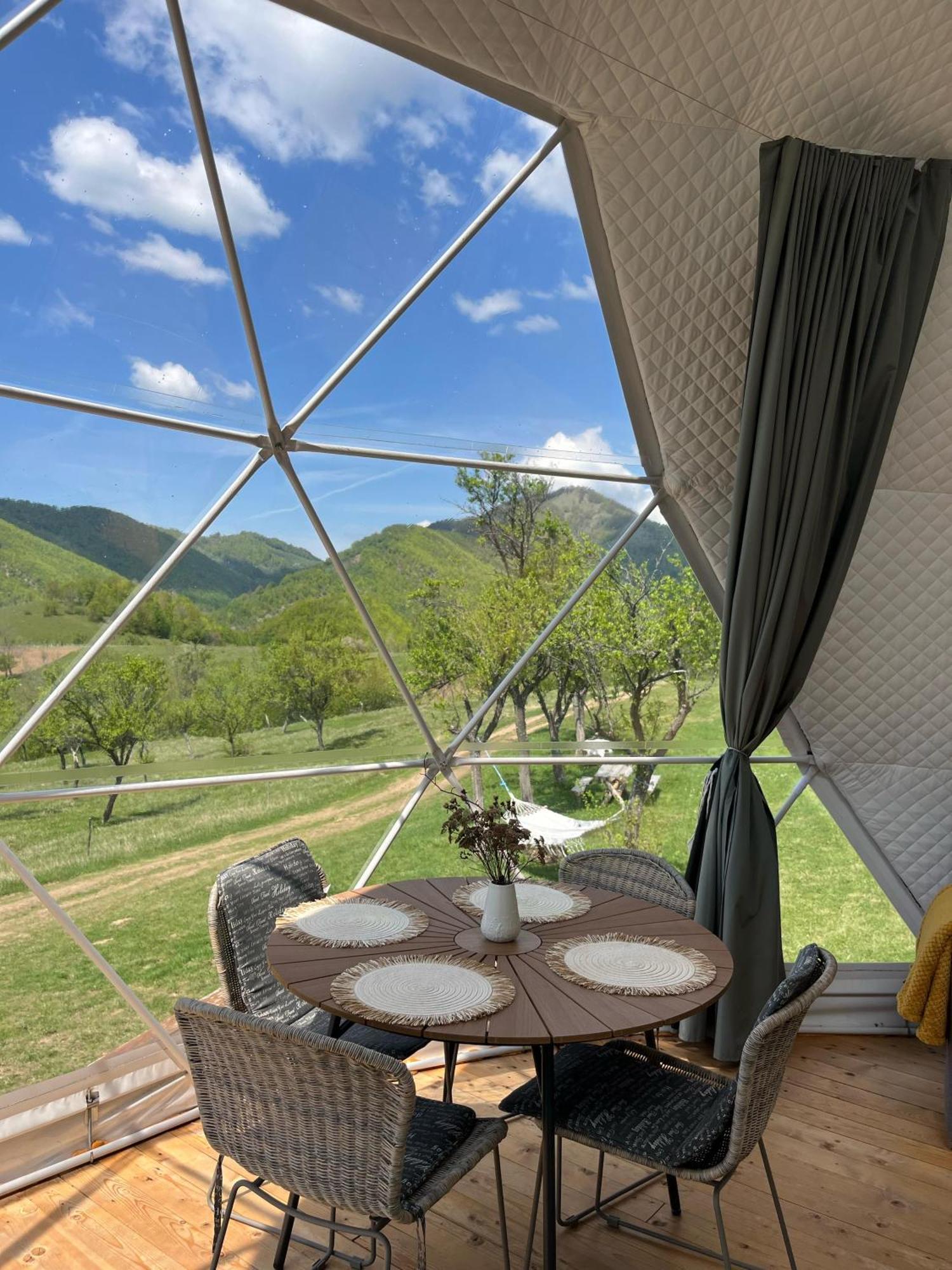 ホテル Tranquil Dome - Manta'S Retreat Glamping Cornereva エクステリア 写真